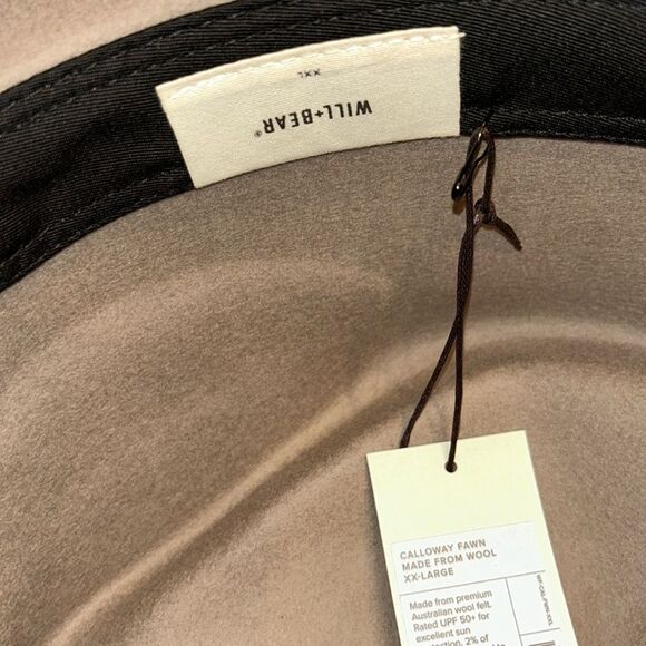Will & Bear Beige/Brown Calloway Hat(Size XXLarge) - Picture 7 of 9